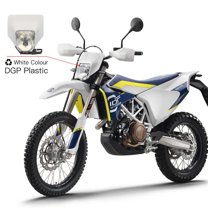Husqvarna Mx Light for Motorcycle Headlight Enduro Plate H4 Halogen