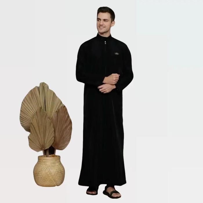 Baju Koko Panjang Jubah Pria | Gamis Pria Harmain Panjang Dewasa Muslim
