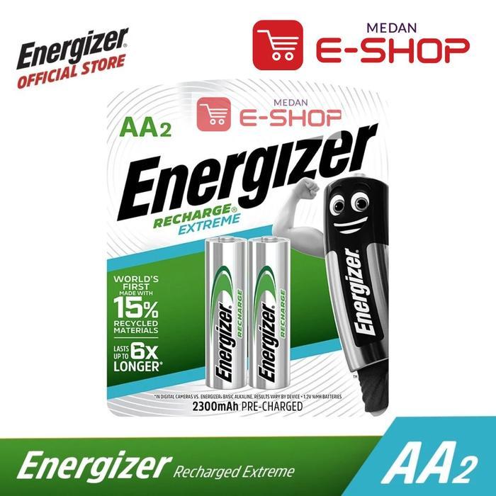 (EM) Battery / Baterai ENERGIZER RECHARGEABLE AA dan AAA ( 700mah | 2000 mah | 2300 mah )