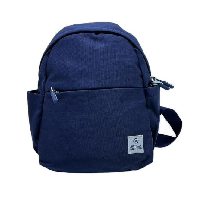 OXIGEN BAGS - OXIGEN DP SNOWY - BACKPACK MINI OXIGEN - TAS LUCU KECIL - TAS MINI OXIGEN Hitam / abu