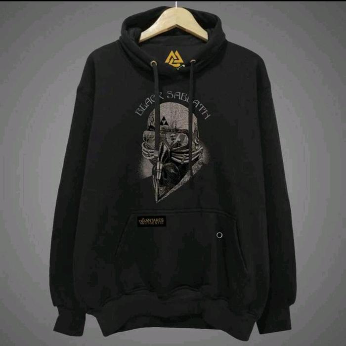 Jaket Hoodie Antares Blacksabath Oversized - Antares Blacksabatch, M