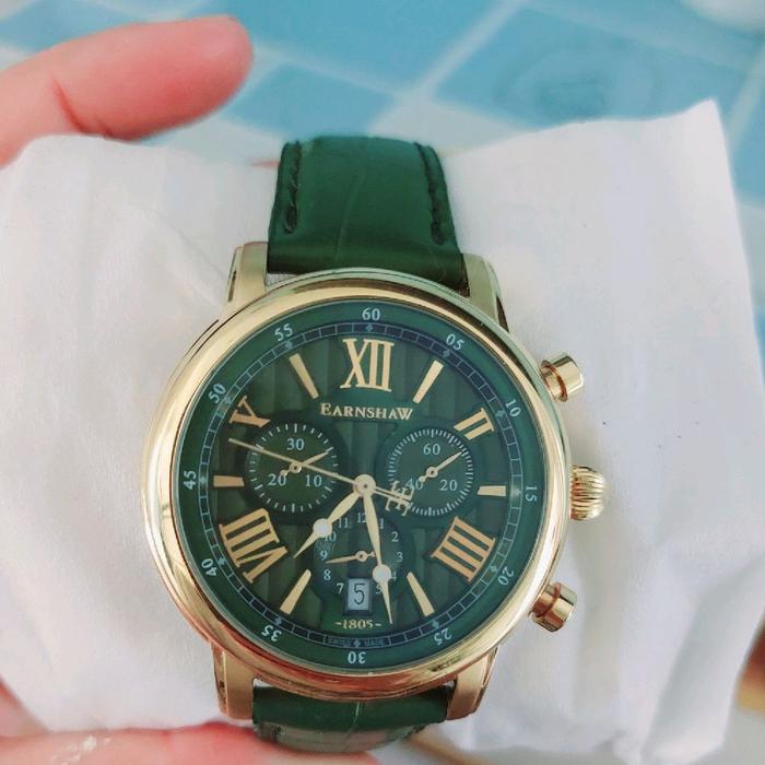 Jam Tangan Thomas Earnshaw Sparkling Green