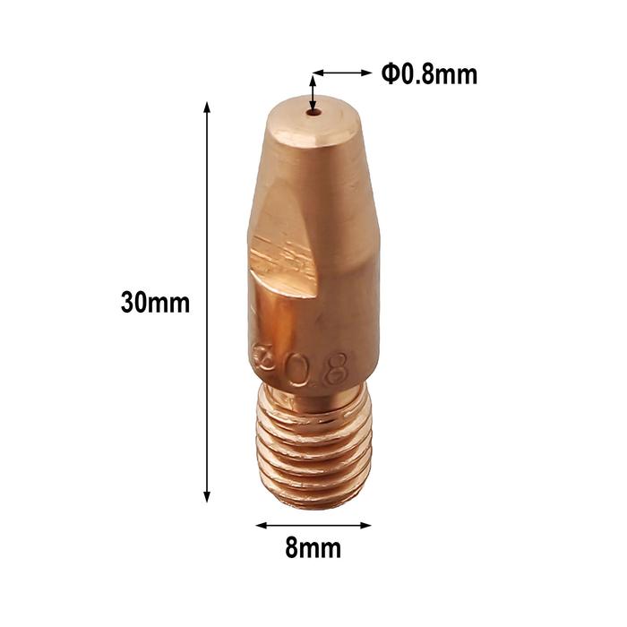 Welding Tool Gas Nozzle Tip 0.8mm 0.030\\\" For Binzel Gas Diffuser M8 MB36KD Nozzle Cups Nozzle Hol