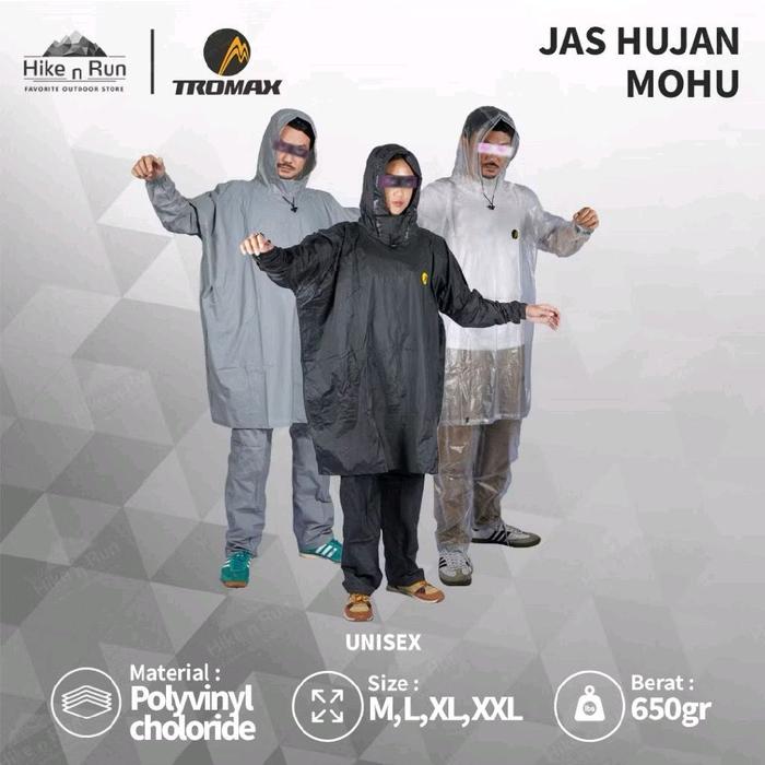 Tromax Mohu Jas Hujan Poncho Tahan Hujan