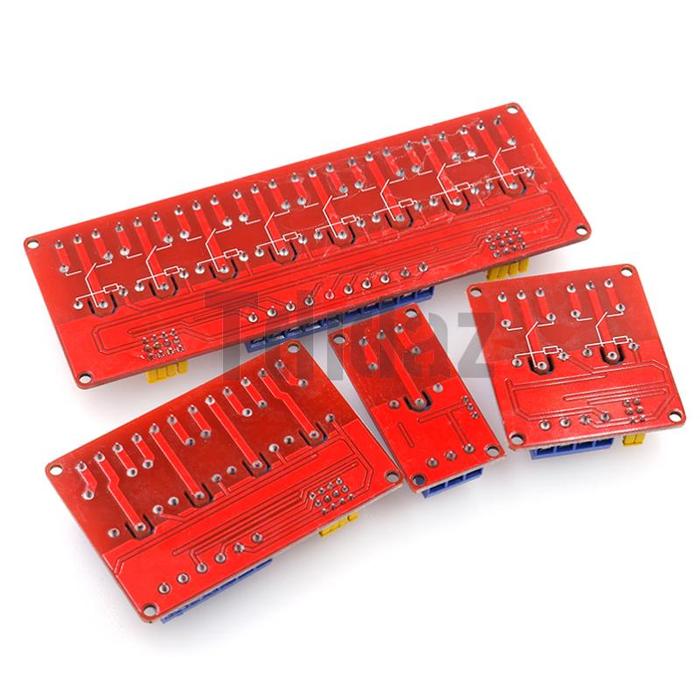 1 2 4 6 8 Saluran 5V 12V Perisai Papan Modul Relay dengan Optocoupler