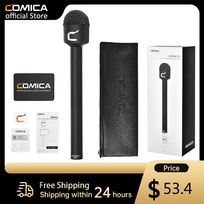 Comica HRM-C Handheld Dynamic Microphone Omnidirectional Mic With