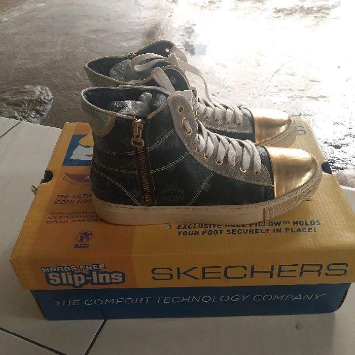 sepatu second branded mode creation mumich / mcm munchen size 37 no minus legit