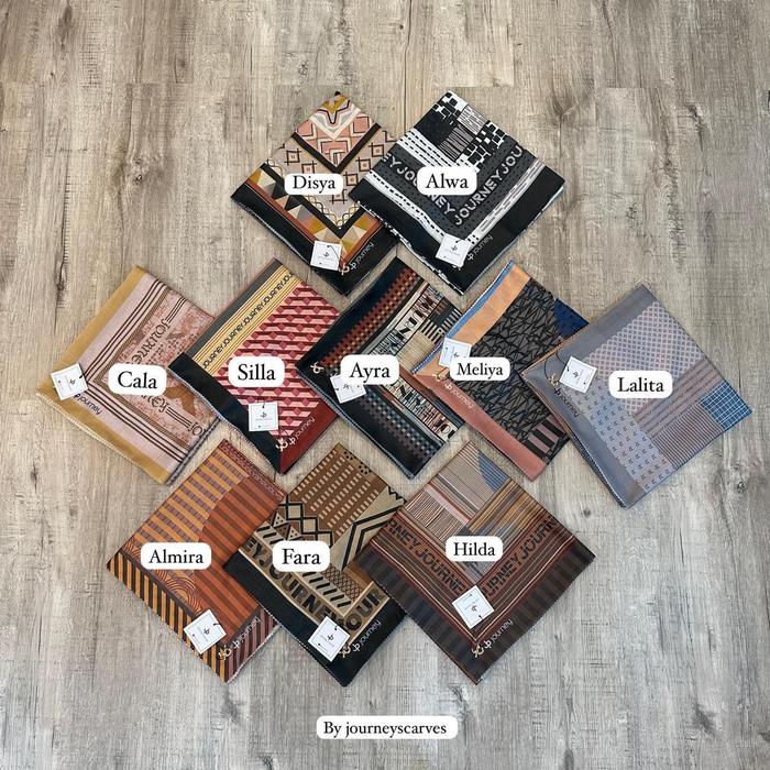 MOTIF AYRA LALITA MELIYA ALMIRA ALWA DISYA CALA HILDA HIJAB BY JOURNEY SCARVES