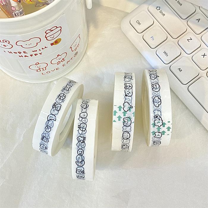 Ins Cartoon Cute Washi Tape Masking Tape Kawaii Decorative Adhesive