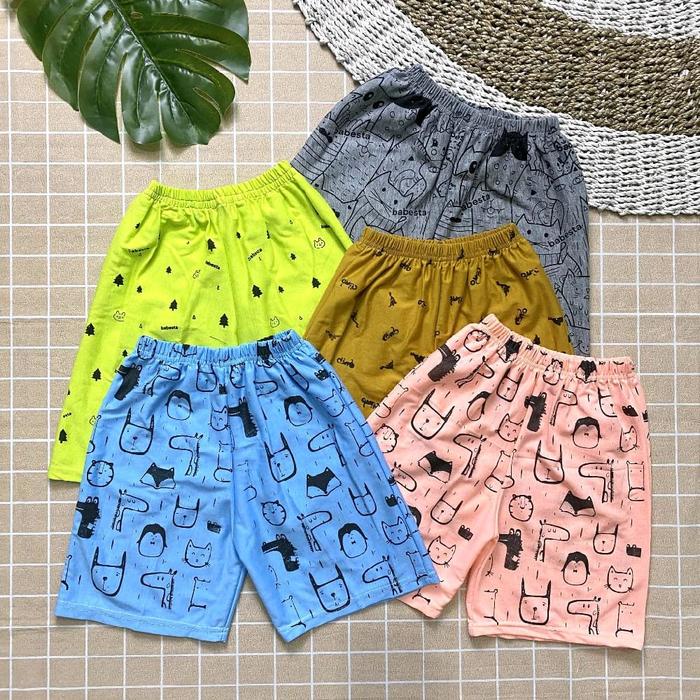 Celana Pendek Kolor untuk anak unisex usia 1 - 6th S 1-3 thn panjang 32cm Lingkar pinggang 50cm (