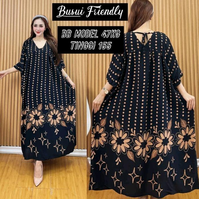 Istimewa Daster Kamila LD 130-160 Super Jumbo  Rayon Super Grade A Ori RZ Super Panjang Wanita Terim