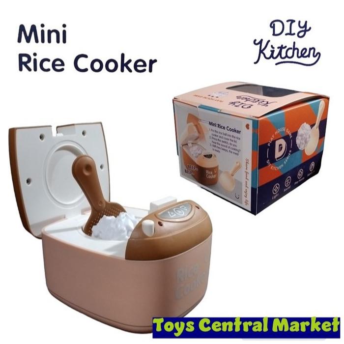 Mainan masak-masakan anak mini rice cooker,  kitchen set mainan edukasi, edukatif toys