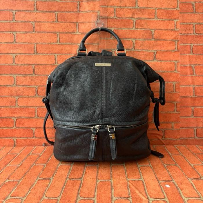 TAS RANSEL KULIT WANITA PATRICE BREAL SECOND BRANDED HITAM
