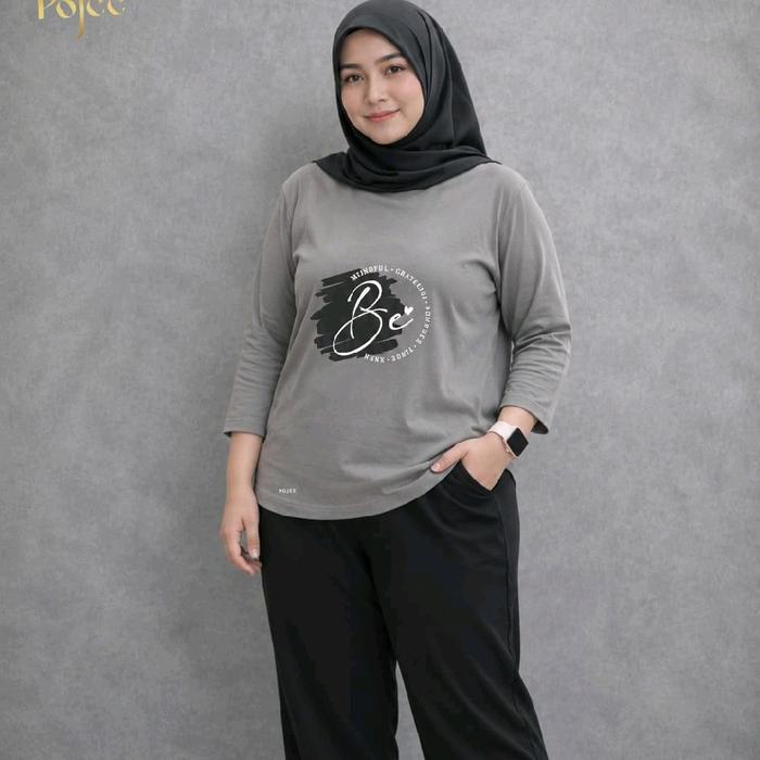 Ready One set Jumbo Motif Original Pojee Tangan 7/8 Non karet