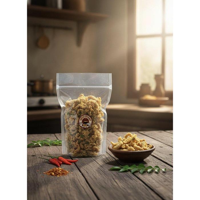 Dijamin Beli Lagi Usus Balap Krispi 500gr / kripik usus 500gr usus Crispy bumbu Pedas daun jeruk man