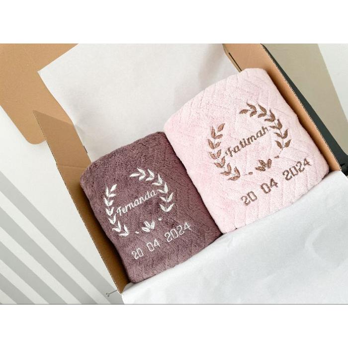 Hampers Pernikahan Handuk Couple Kado Pernikahan Handuk Mandi