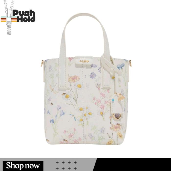 ALDO Satchel Handbag AMELINA Tas Tangan Wanita Original Motif Bunga Elegan - Floral