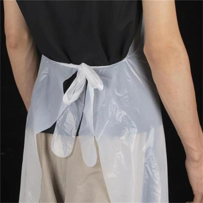 100Pcs Celemek Sekali Pakai Apron Disposible Apron Plastik Tebal Pe Apron Celemek Plastik Disposable