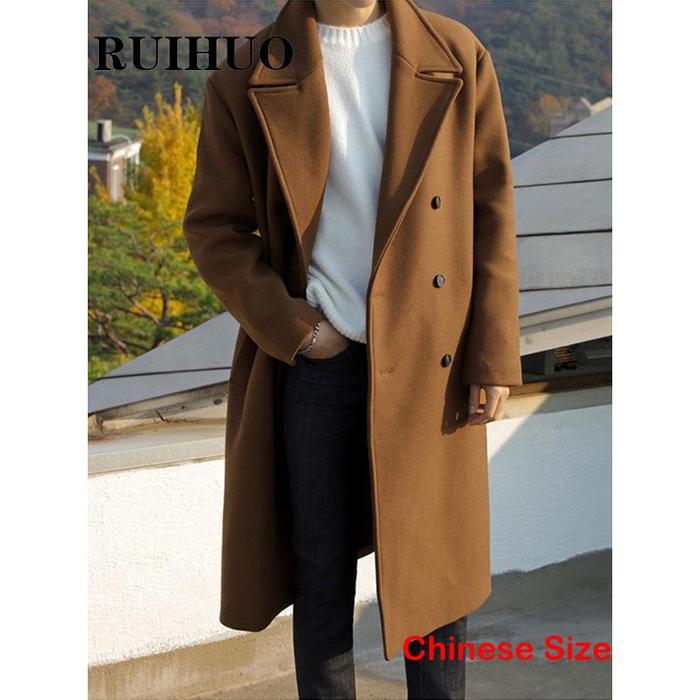 ORIGINAL Jas Jubah Blazer Panjang Pria Keren Long Coat Selutut Terbaru