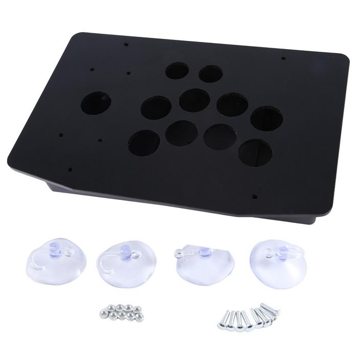 Arcade Joystick Acrylic Panel Case for Arcade Game Machine DIY Can Be Installed Joystick Button for 