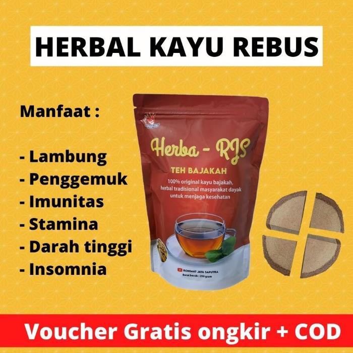 KAYU BAJAKAH RJS - OBAT HERBAL ASAM LAMBUNG, MAAG, GERD, ANXIETY
