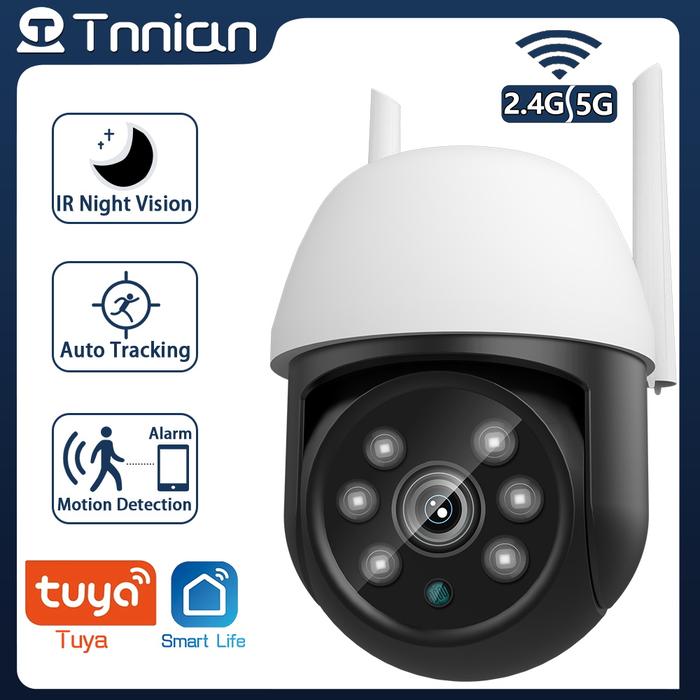 Tnnian 5MP WiFi Smart Camera WiFi CCTV Night Vision Outdoor 3MP IP