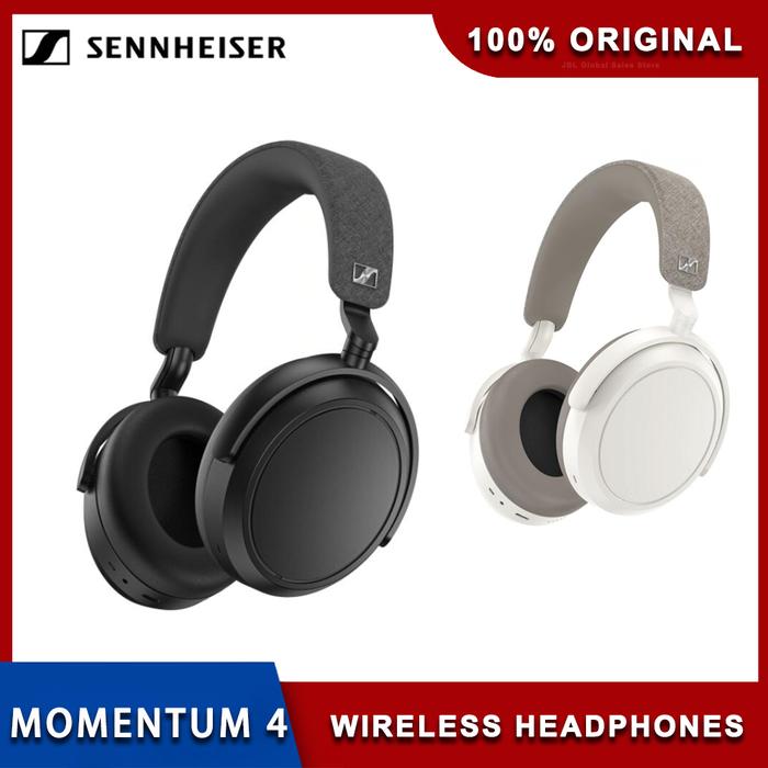 Sennheiser Momentum 4 Wireless Over-Ear Headphone Bluetooth 5.2 ANC Hitam 42mm