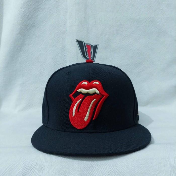 UPDATE NEW TOPI / SNAPBACK OFFICIAL ROLLING STONES - 50TH LOGO ORIGINAL