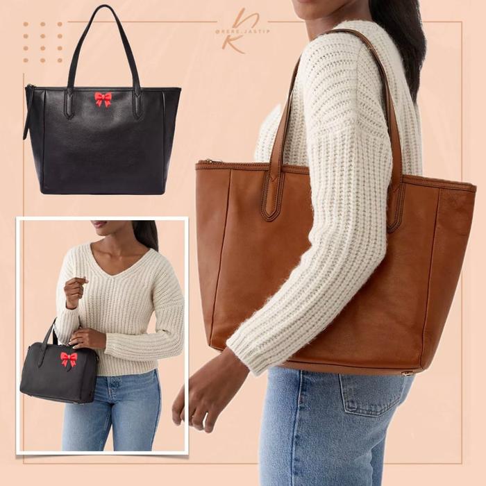 [ORI NEW] Satchel Bag / Tote Bag Fosil | READY STOCK