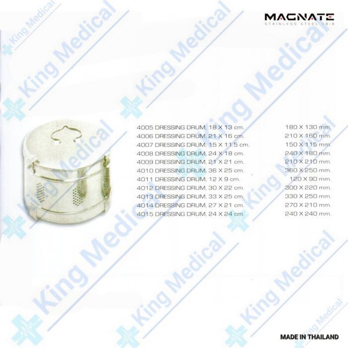 Dressing Drum/Tromol Stainless Steel Magnate Thailand