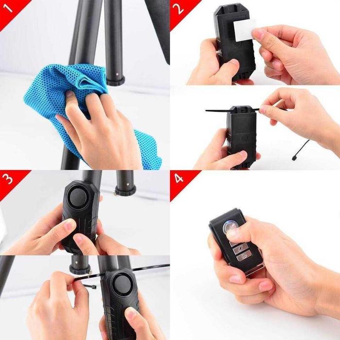 Alarm Sepeda Remote Control Waterproof High Sensitivity - EP7