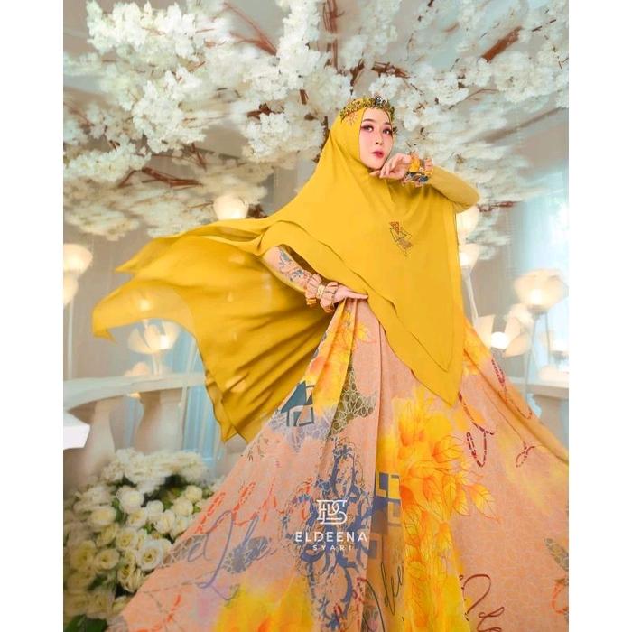 syar'i ELDEENA brand, ceruty bbdoll armany premium Syari