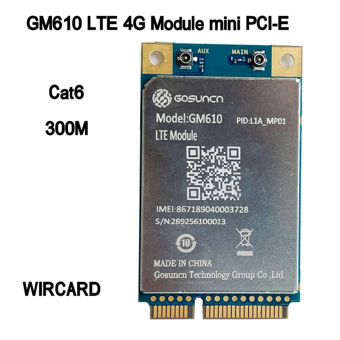 WIRCARD GM610 LTE 4G Module mini PCI-E 4G Card FDD-LTE TDD-LTE LTE-A