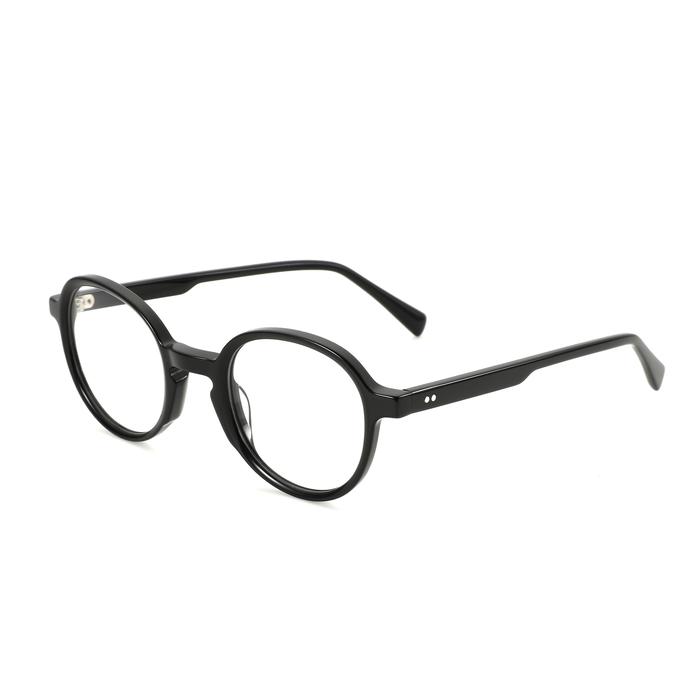ZENOTTIC Fashionable Acetate Optical Frame Men Round Glasses Women Full-Rim Eyeglasses YHB8048