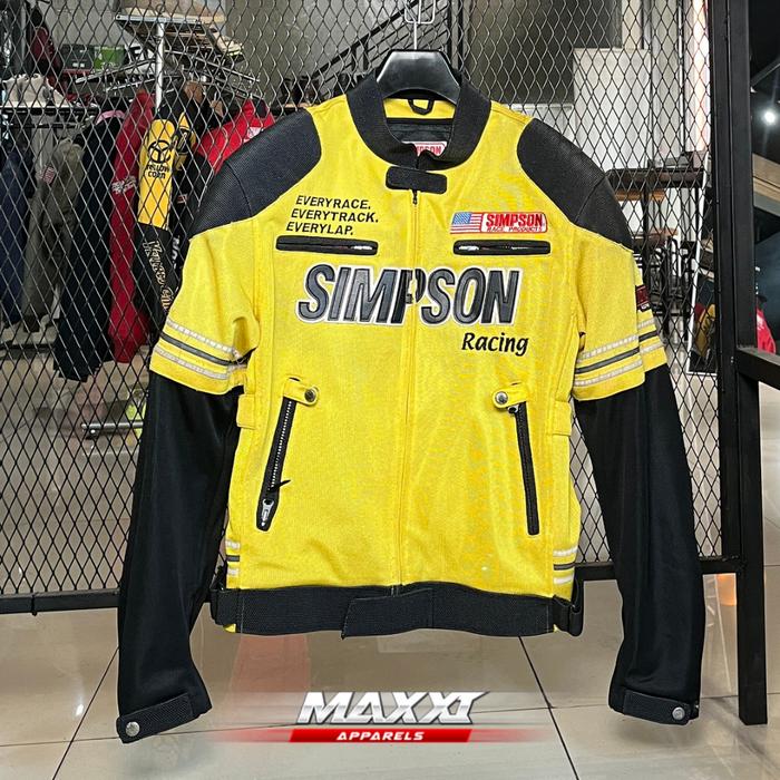 Jaket motor Simpson | Simpson NC Yellow | Jaket Riding | Original Simpson