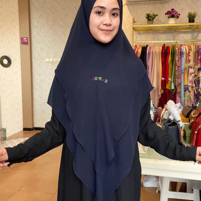 Arunika Khimar Sarkis Syari Ceruty Muslim Wanita Dewasa