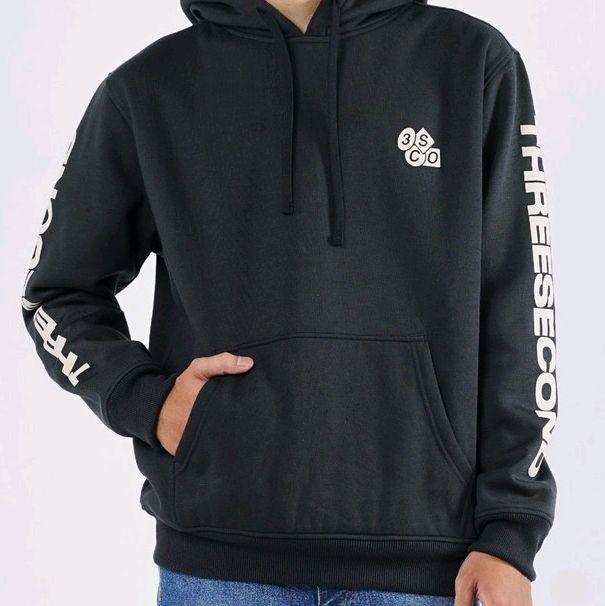 Original 3Second Men's Jacket Hoodie HP-061224 100% Original Produk Anti Kawe-Kawe