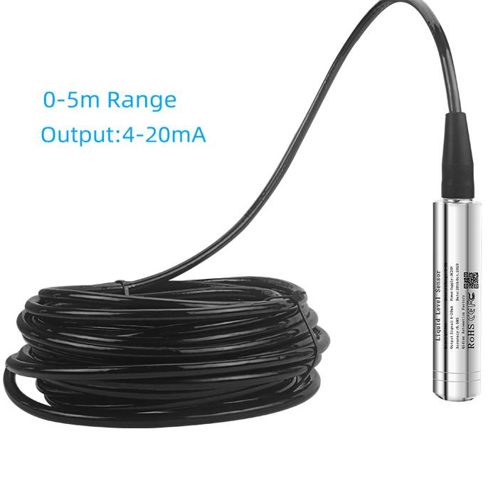 Liquid Level Sensor In The Submersible Water Level Transmitter