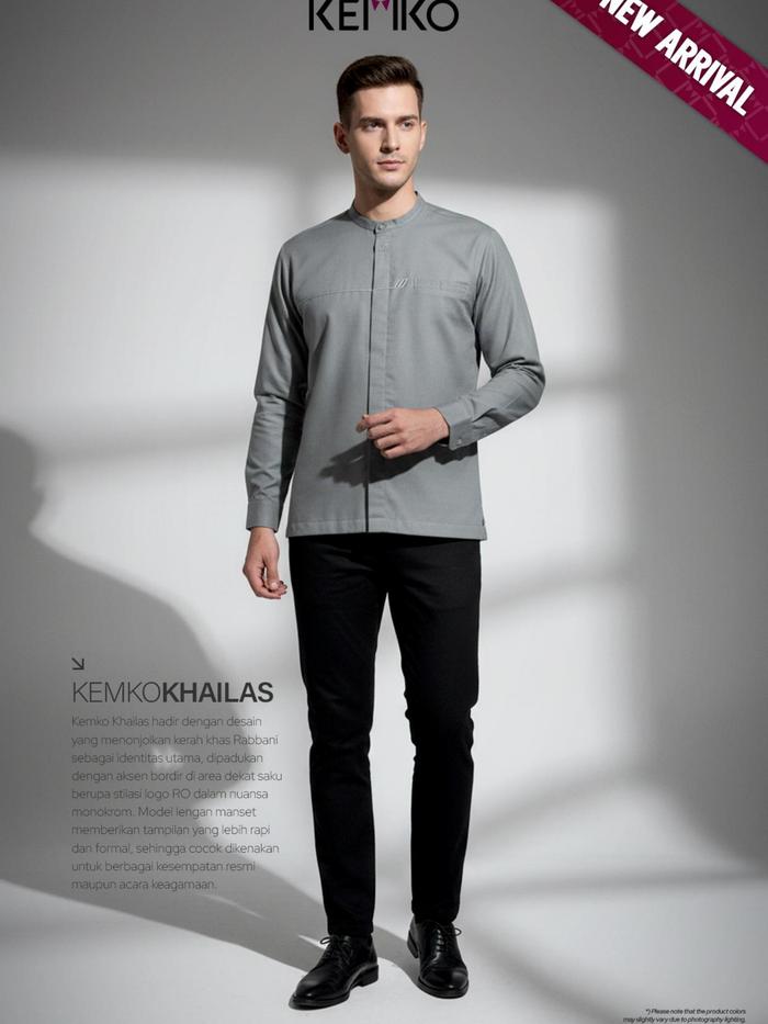Kemko Khailas |Kemko Lengan Panjang | Kemeja Lengan Panjang | Koko Lengan Panjang | Koko Rabbani [Or