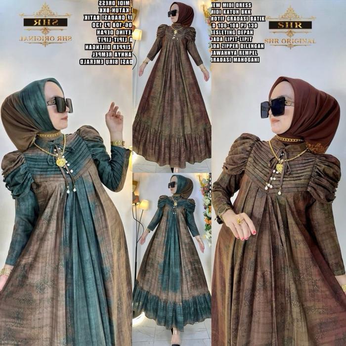 ORI SHR 100% - MIDI GRADASI BATIK PREMIUM