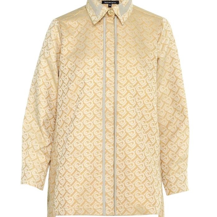 Buttonscarves- Bimu Jacquard Basic Shirt