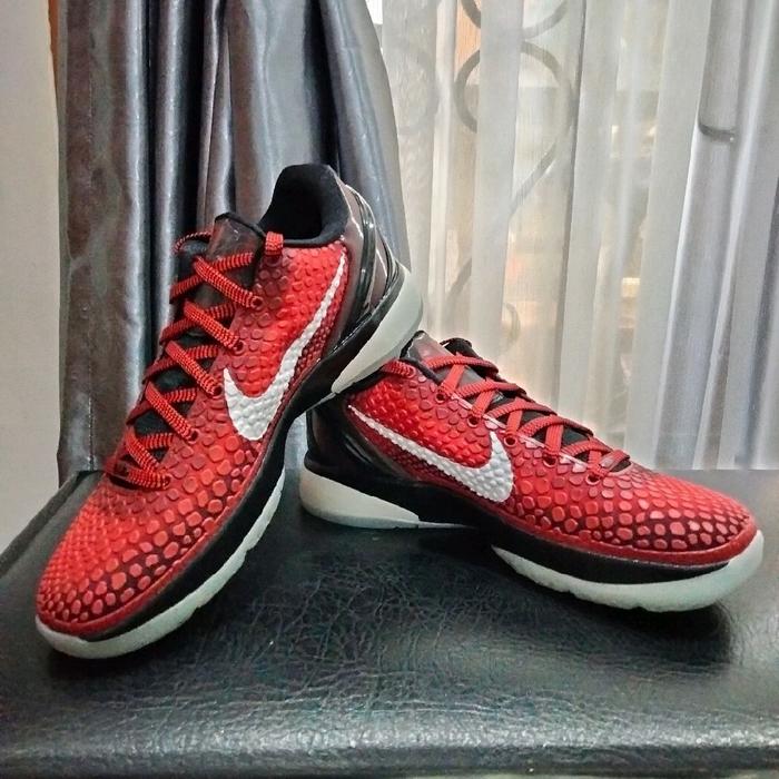 Sepatu Basket Original Nike Zoom Kobe 6 Protro All Star Challenge Red Authentic