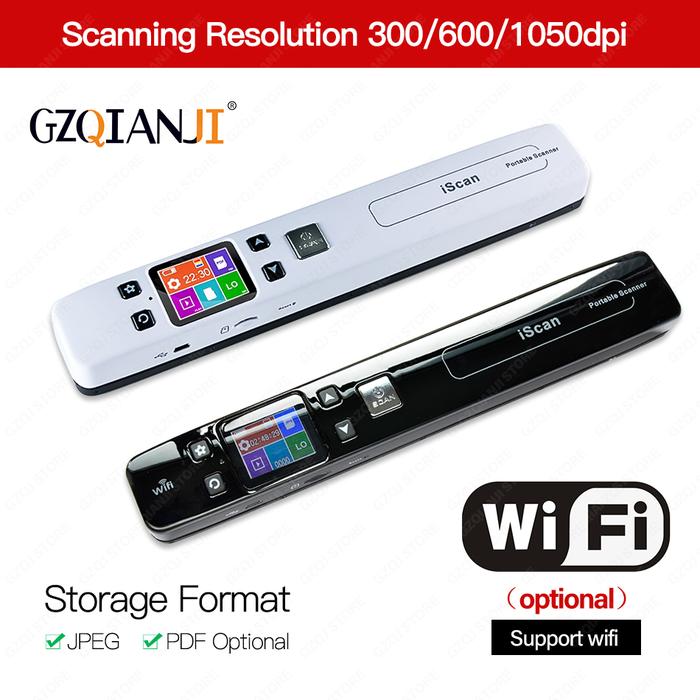 Mini A4 Scanner Portable Handheld Document Images Scanner JPG/PDF