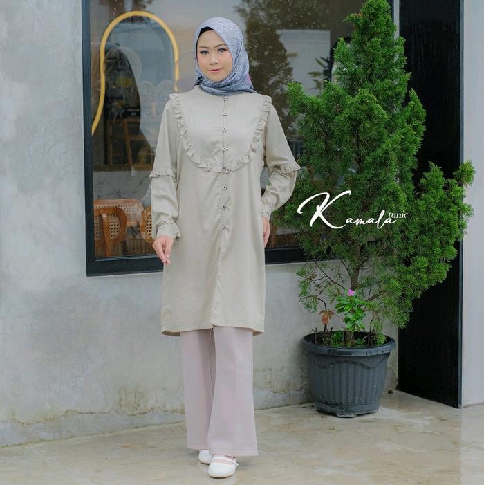 KAMALA TUNIK BY DZEERA (TUNIK ONLY) TUNIK MURAH RAYON TUNIK POLOS