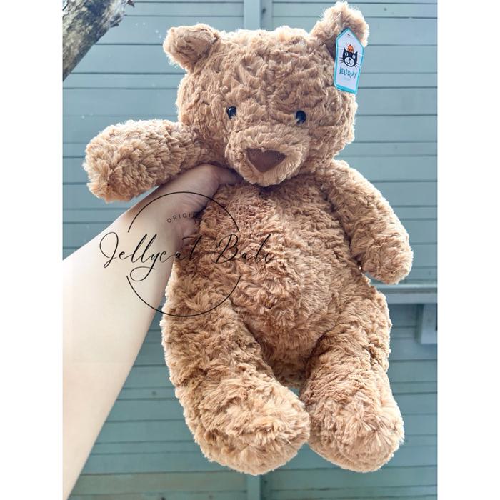Jellycat Bartholomew Bear HUGE TAG Original New boneka beruang Teddy