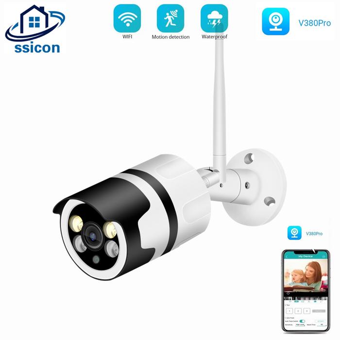5MP Outdoor WIFI IP Camera V380 Pro Two-way Audio Waterproof Wireless