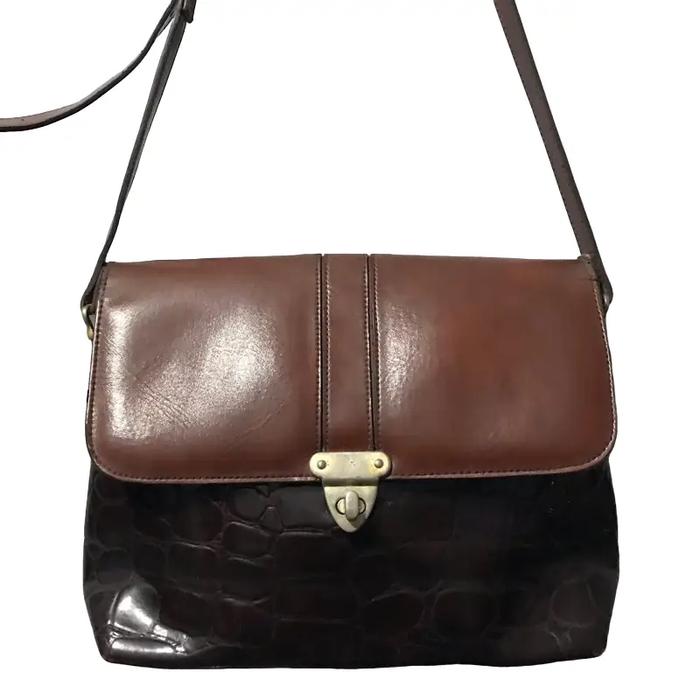 Tas wanita kulit Slingbag leather vintage second