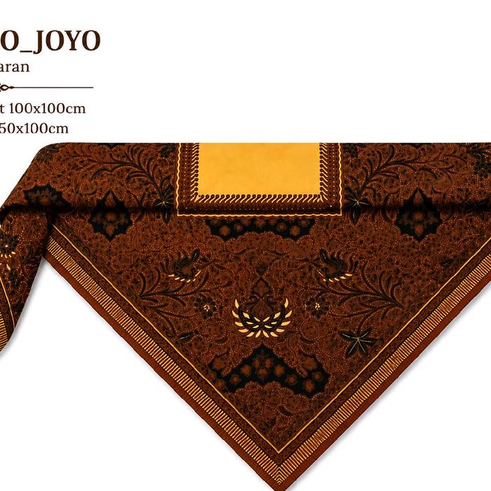 Kain Udeng Jawa Batik Cabut Iket Lembaran Segitiga Motif Warna Elegan untuk Pria & Wanita Bahan Katu