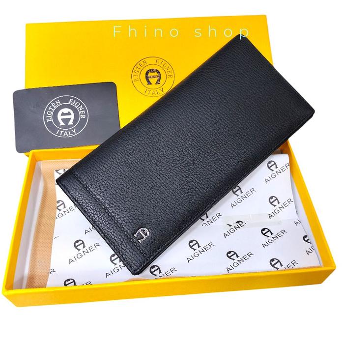 EIGTEN AIGNER Dompet panjang kulit asli original impor to  Pria dan wanita / dompet  Cowok model pan