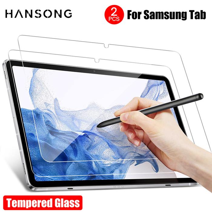 2Pcs Tempered Glass For Samsung Galaxy Tab S8 11” SM-X700 X706 Tab S7